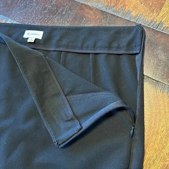 Cremieux smart black skirt size 6 EUC - Picture 5 of 8